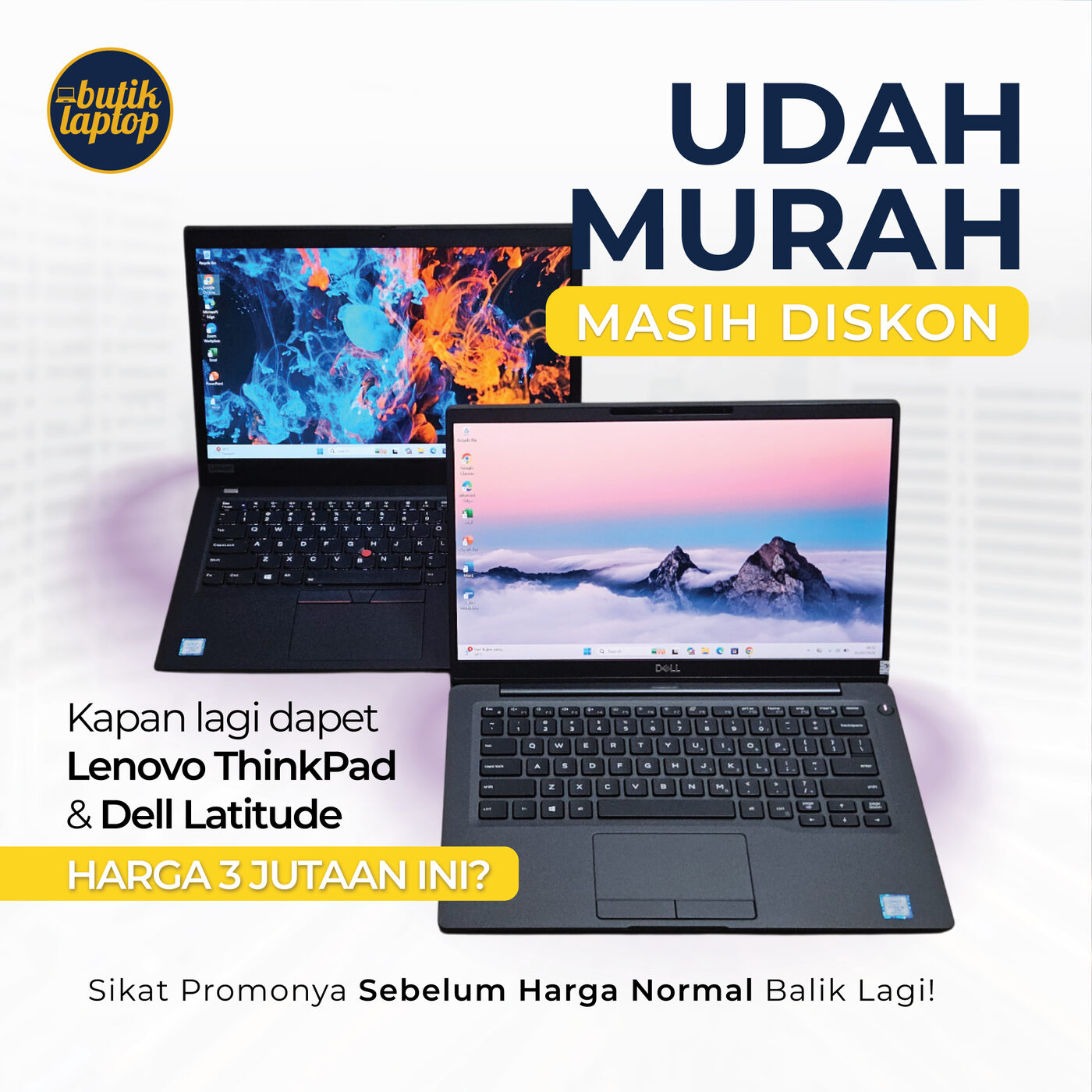 Butik Laptop ad — angle 1