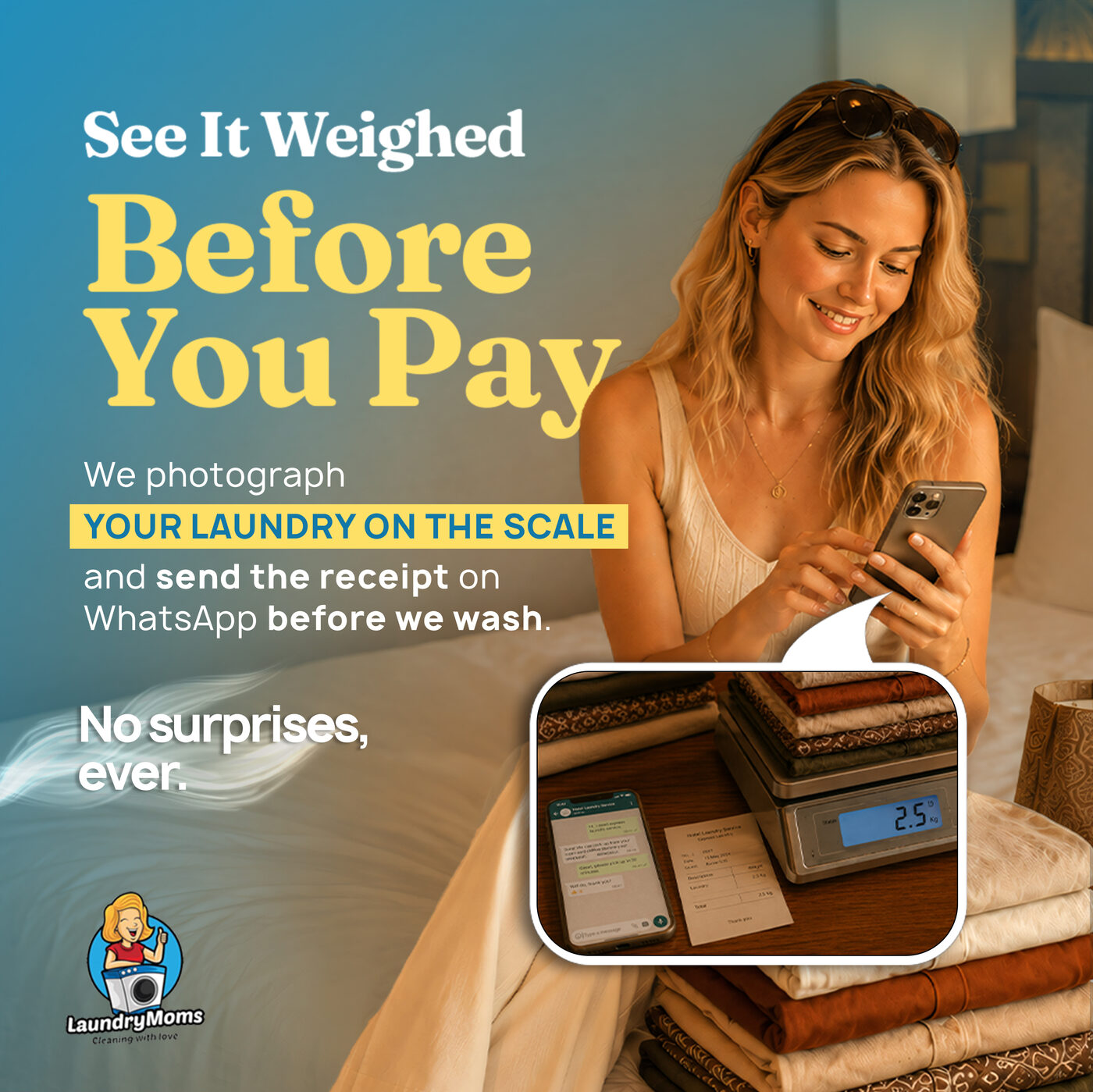 Laundry Moms ad — angle 2