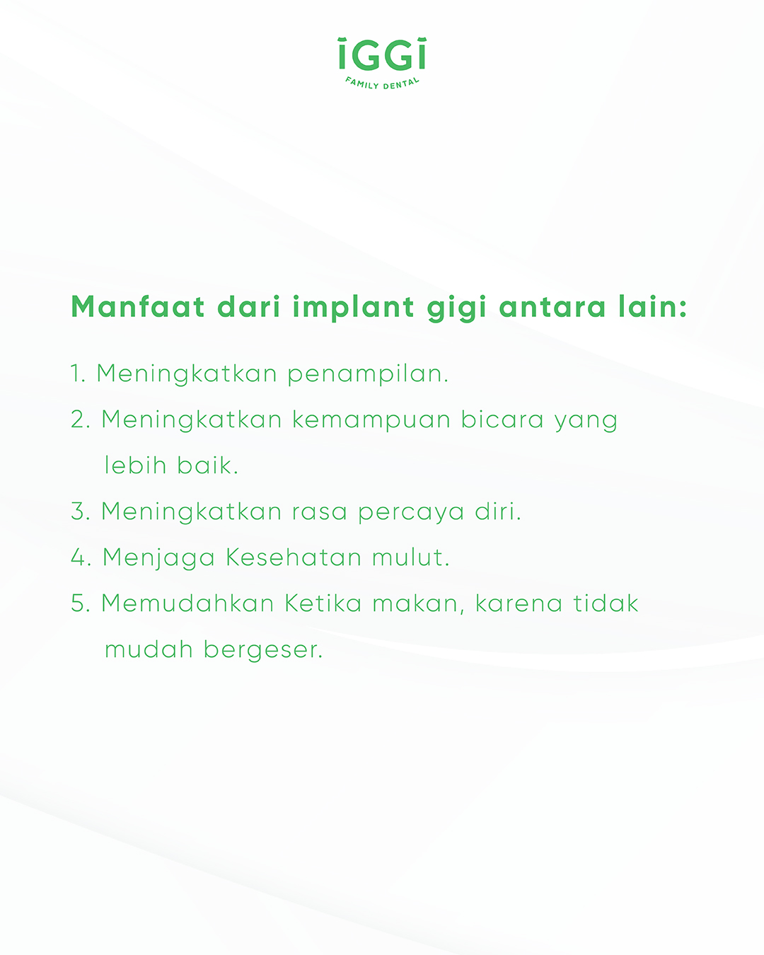 IGGI Dental Implan Gigi slide 3