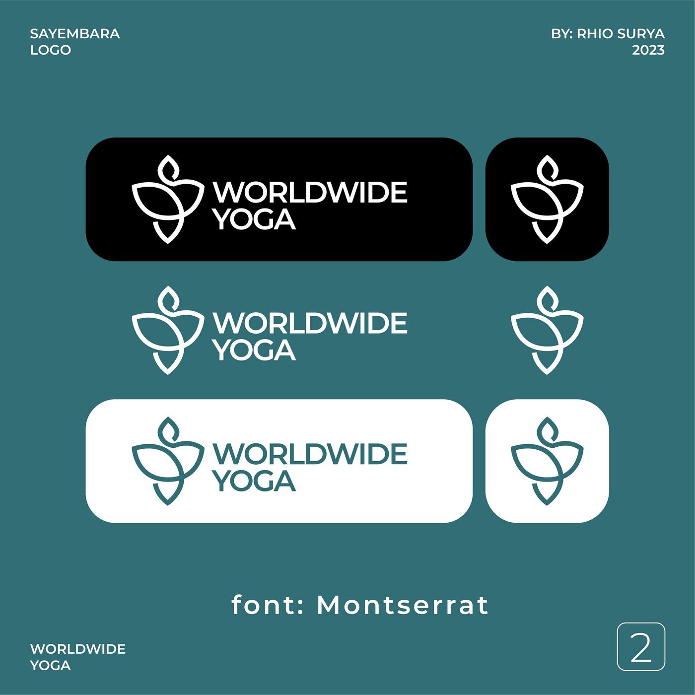 Worldwide Yoga logo — slide 2